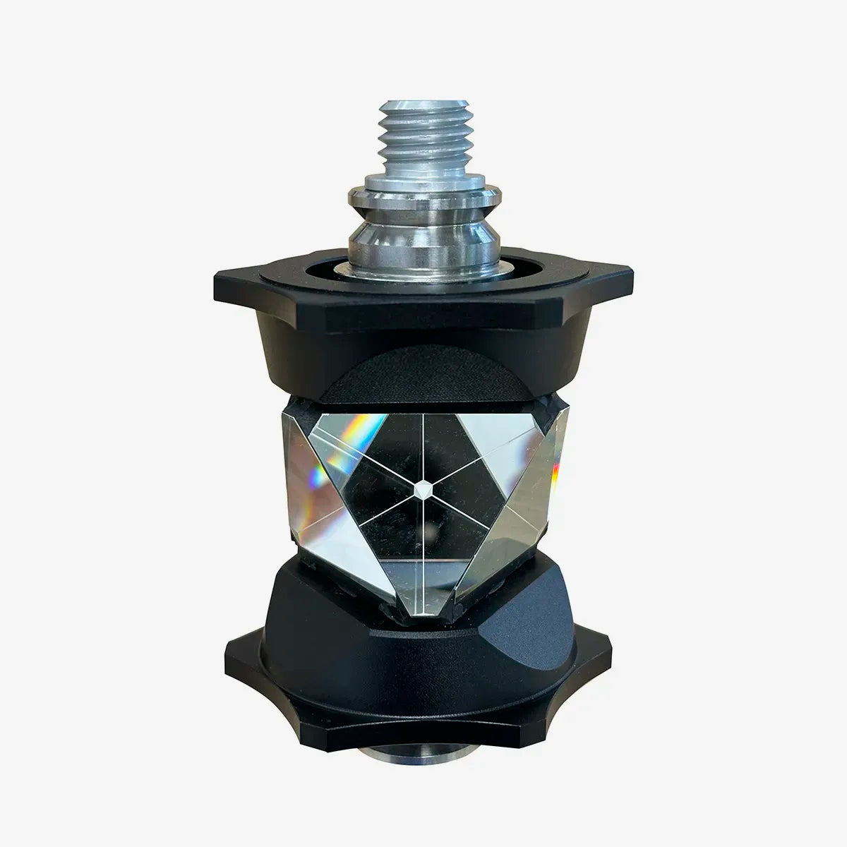 Prisma 360 para estaciones totales, diseño robusto y tecnología core axis, precisión en topografía.