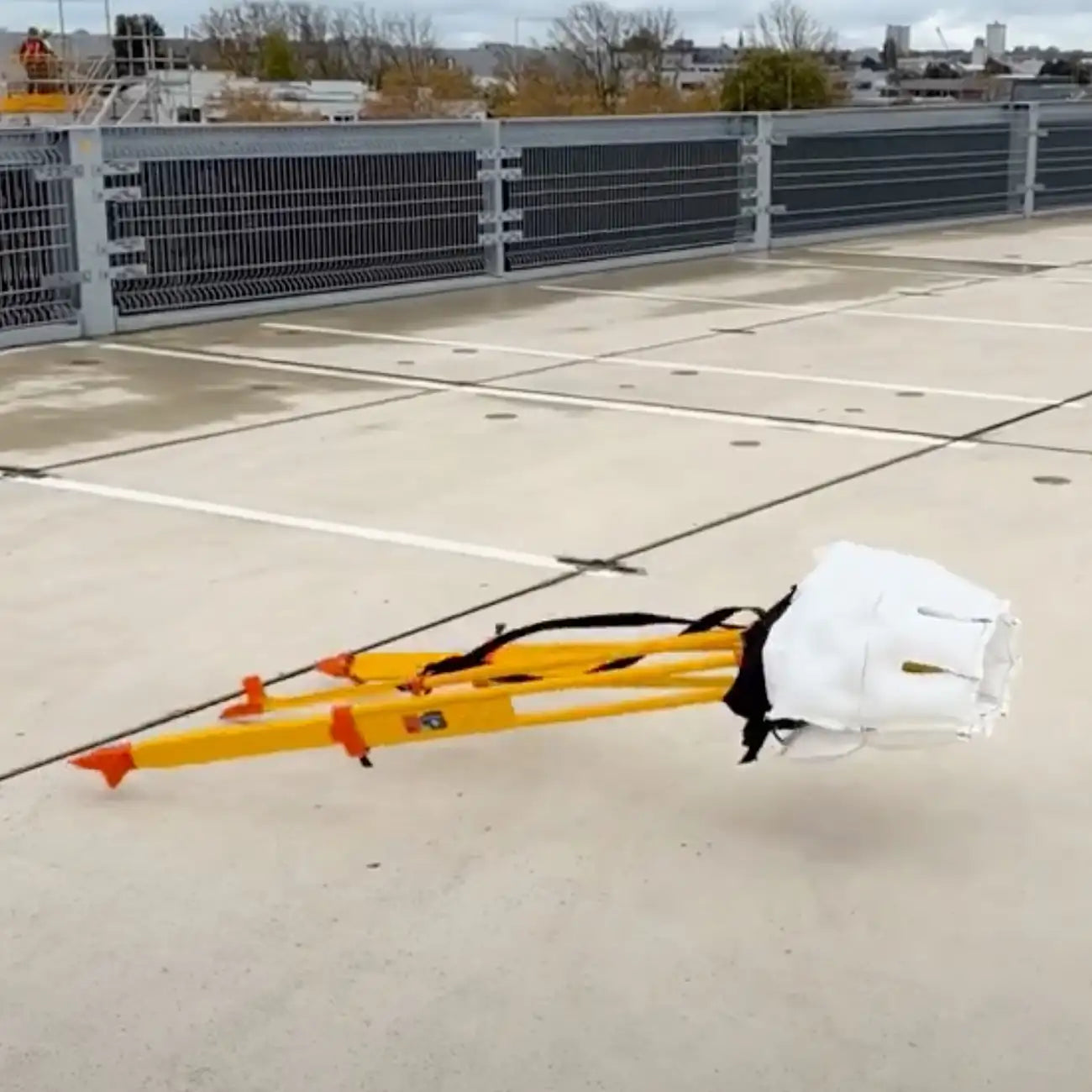 Airbag para estación total y escáner 3D