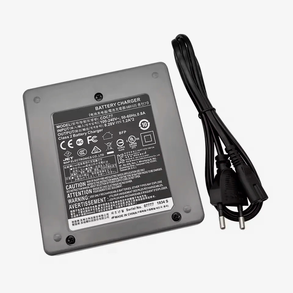 Cargador Compatible TOPCON CDC77 para Baterías BDC70 / BDC72