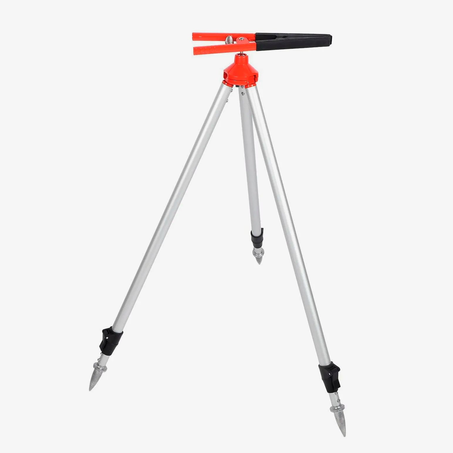 Trípode topográfico de aluminio para prisma con nivel de burbuja