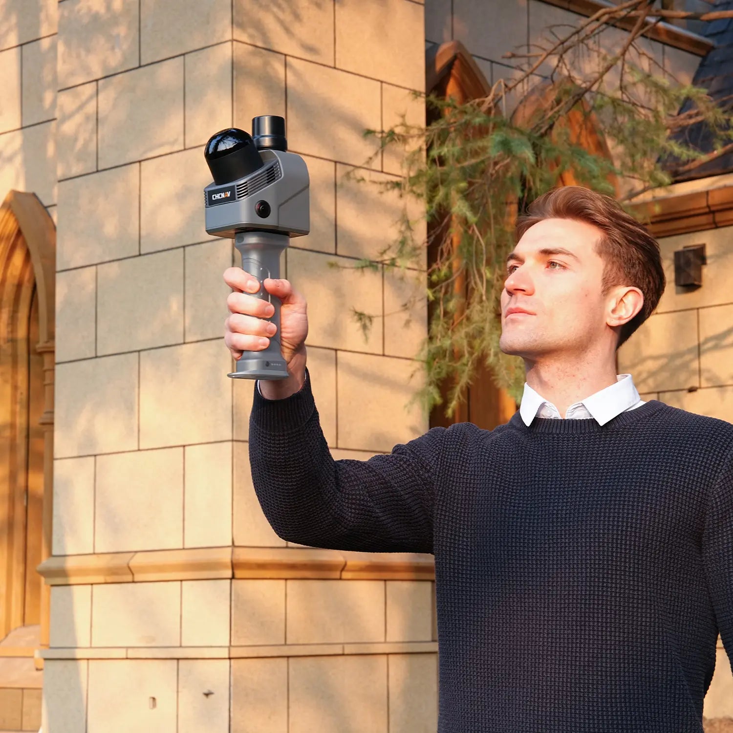 CHCNAV RS7 escáner LiDAR SLAM 3D portátil para interiores y edificios