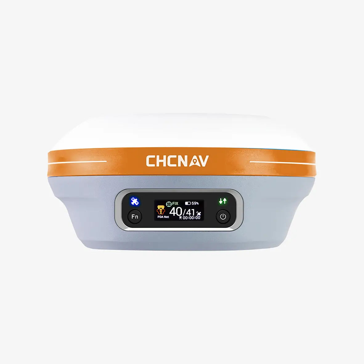 Vista superior CHCNAV i83 con pantalla OLED a color y botones de control