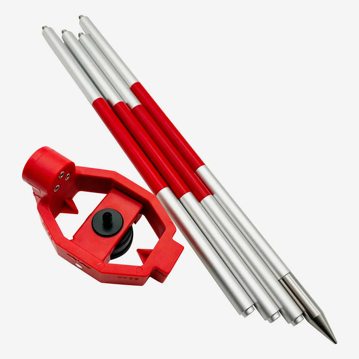 Miniprisma económico montado en estación total, constante de prisma +17.5 mm.