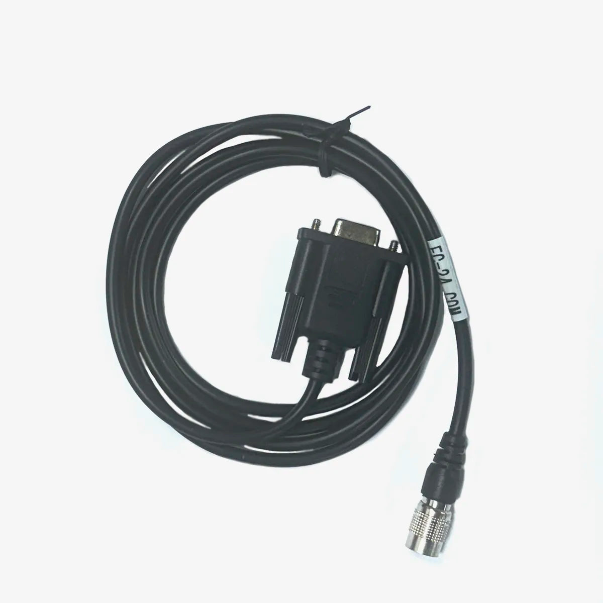 Vista completa del cable de datos FC-24 COM para estaciones totales Topcon y Sokkia.