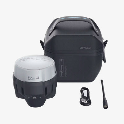 EMLID Reach RS3 operando en campo con precisión centimétrica