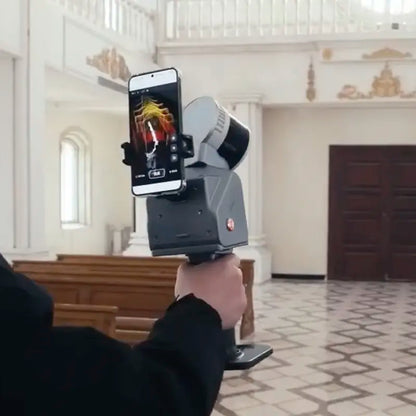 Vista lateral del escáner LiDAR FJDynamics Trion S2 en modo portátil