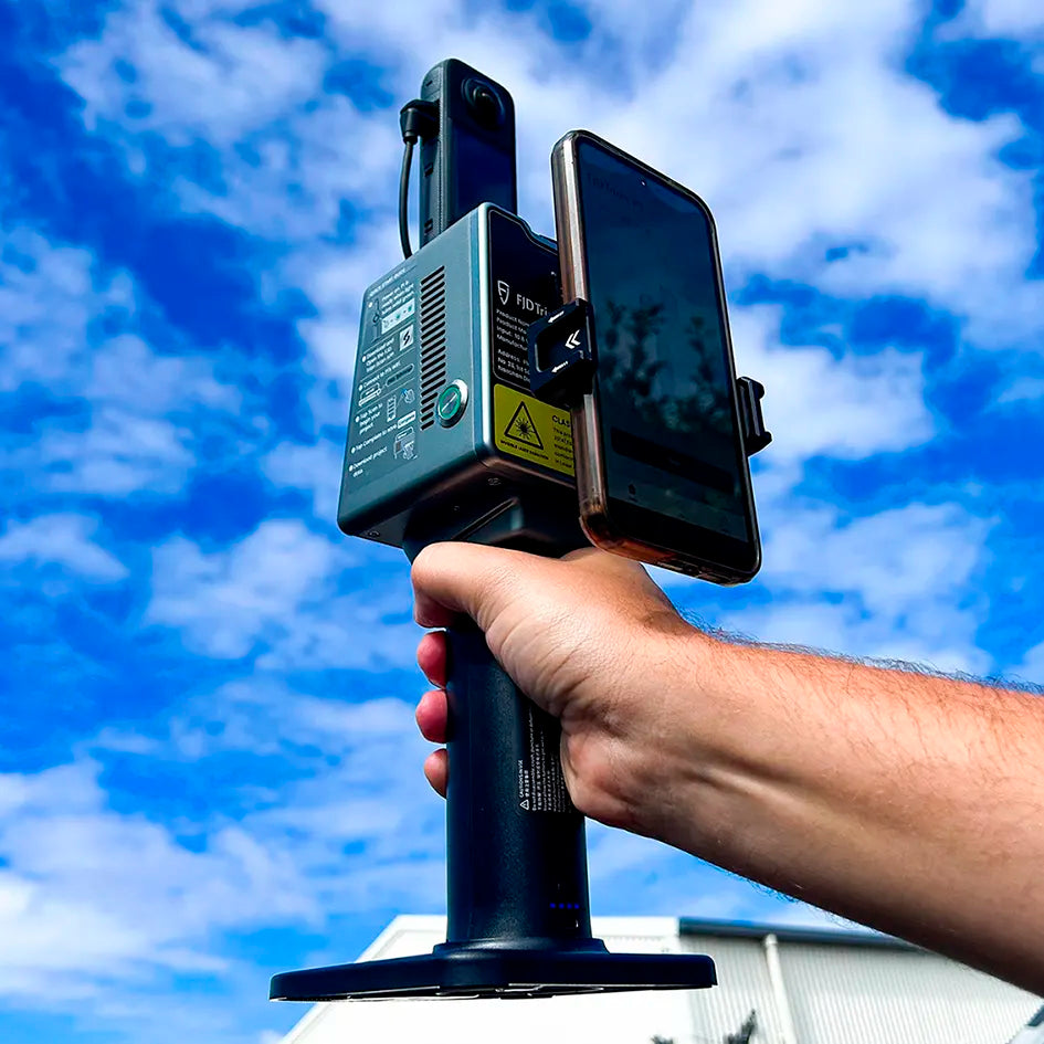 Visualización en tiempo real de nube de puntos con FJD Trion Scan