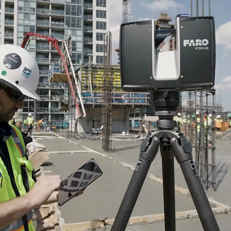 Modelos disponibles del escáner láser FARO Focus: Core, S70, S150 y S350