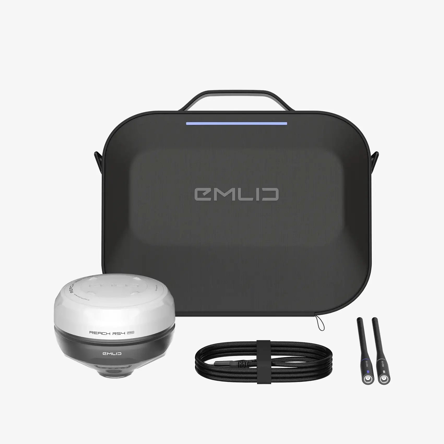maleta rígida del equipo para topografía emlid reach rs4 pro