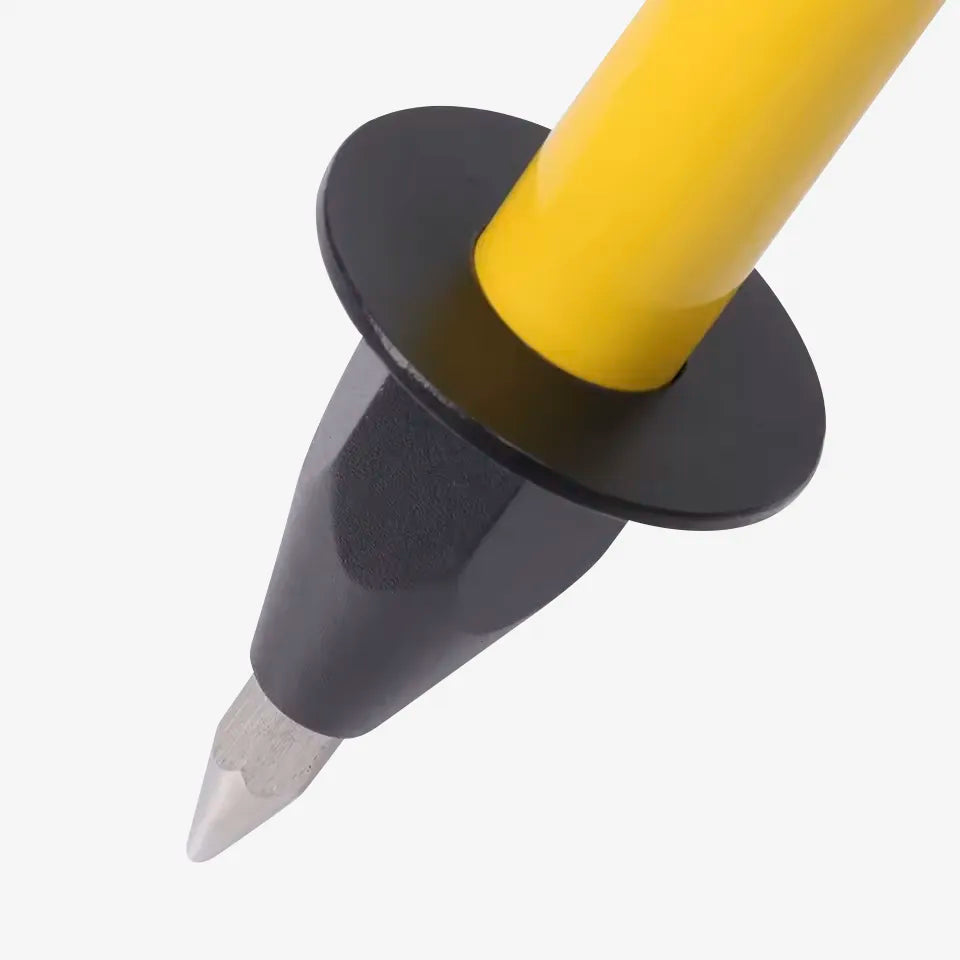 Punta reforzada del bípode TOPCON de aluminio para mayor estabilidad en terrenos irregulares