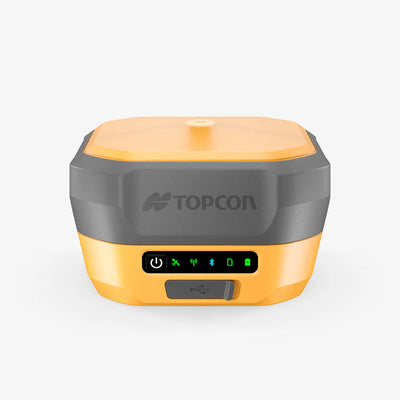 Receptor GPS GNSS RTK TOPCON HiPer XR con inclinómetro y compensación de inclinación para topografía de alta precisión.